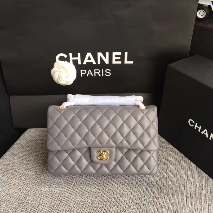 A01112, Chanel Classic Handbag & Cross Body Bag, LAMBSKIN, Original Quality
