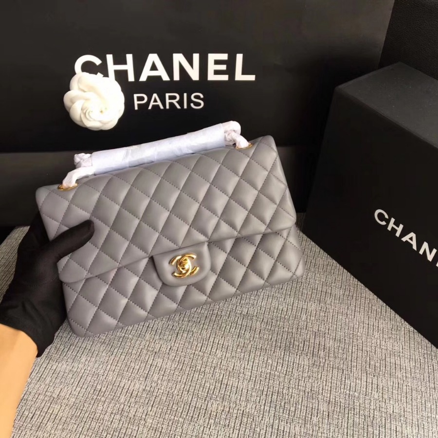 A01112, Chanel Classic Handbag & Cross Body Bag, LAMBSKIN, Original Quality