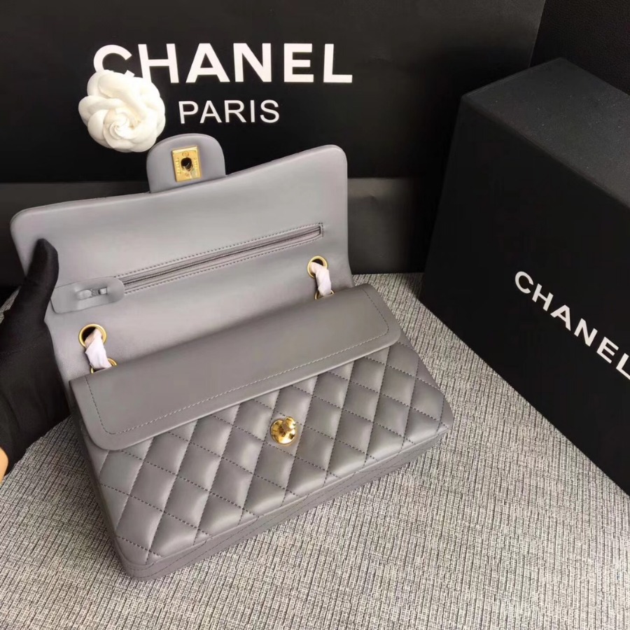A01112, Chanel Classic Handbag & Cross Body Bag, LAMBSKIN, Original Quality