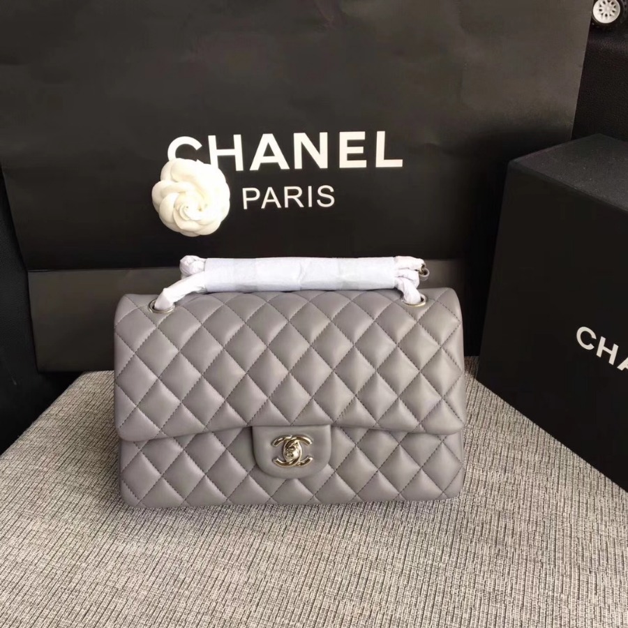 A01112, Chanel Classic Handbag & Cross Body Bag, LAMBSKIN, Original Quality