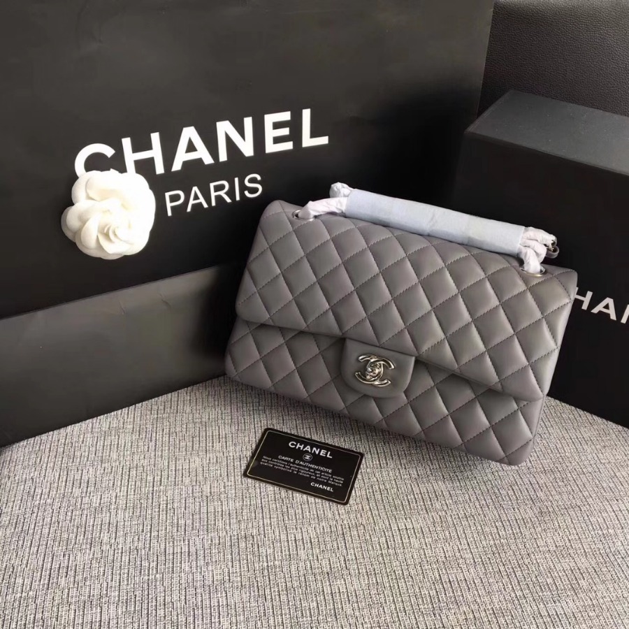 A01112, Chanel Classic Handbag & Cross Body Bag, LAMBSKIN, Original Quality