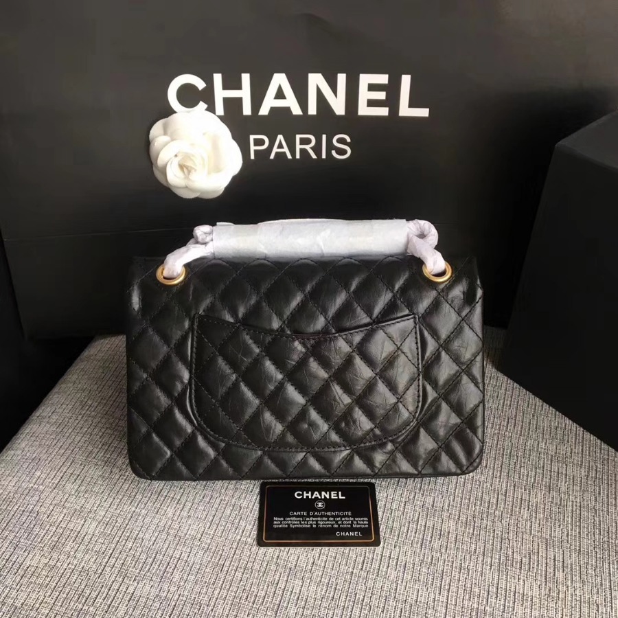 A37586, Chanel Classic Handbag & Cross Body Bag, AGED CALFSKIN, Original Quality