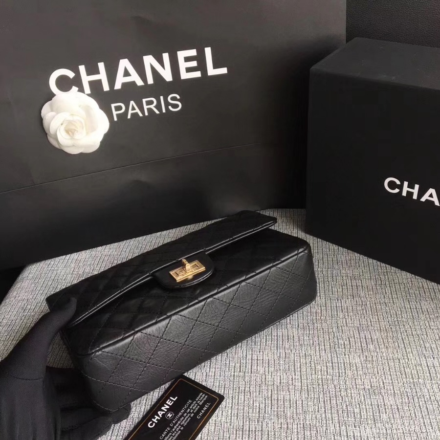 A37586, Chanel Classic Handbag & Cross Body Bag, AGED CALFSKIN, Original Quality