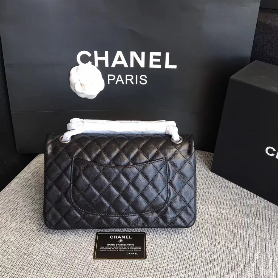 A37586, Chanel Classic Handbag & Cross Body Bag, AGED CALFSKIN, Original Quality