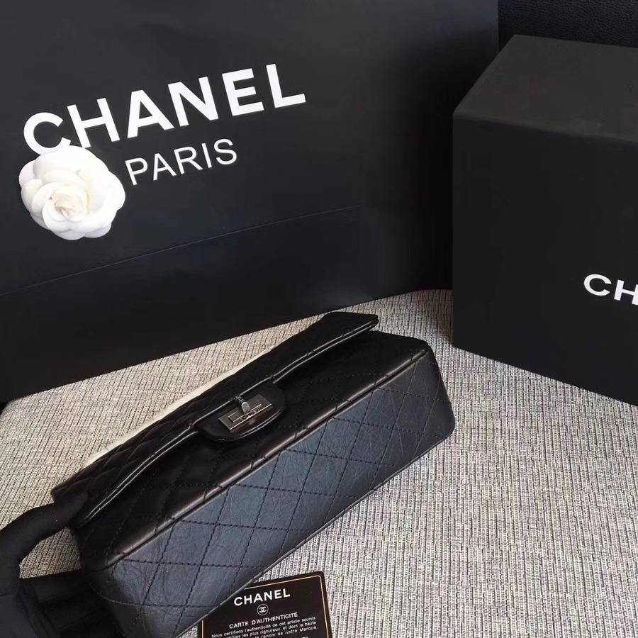A37586, Chanel Classic Handbag & Cross Body Bag, AGED CALFSKIN, Original Quality