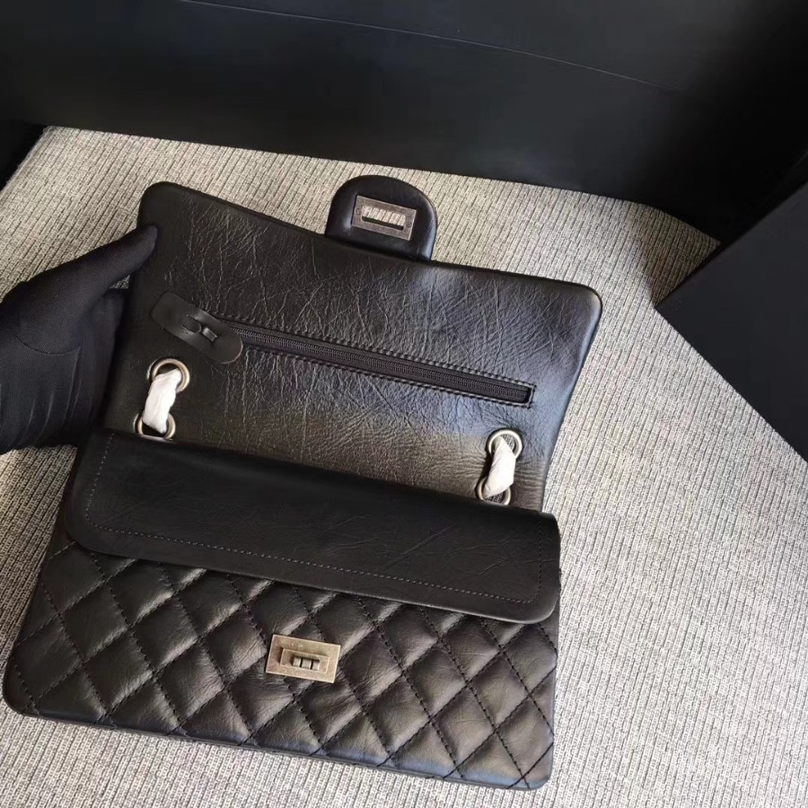 A37586, Chanel Classic Handbag & Cross Body Bag, AGED CALFSKIN, Original Quality