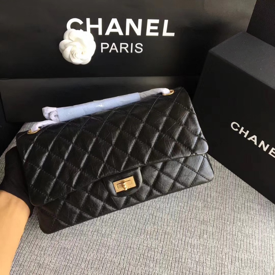 A37587, Chanel Classic Handbag & Cross Body Bag, AGED CALFSKIN, Original Quality