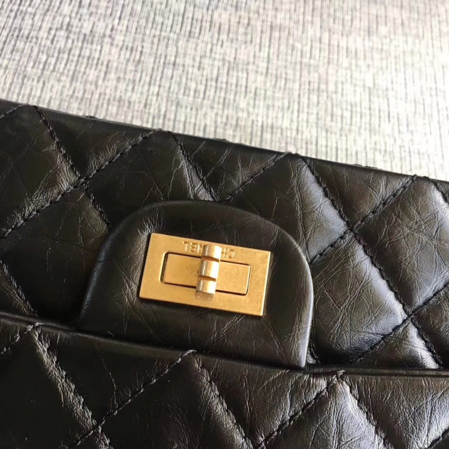 A37587, Chanel Classic Handbag & Cross Body Bag, AGED CALFSKIN, Original Quality