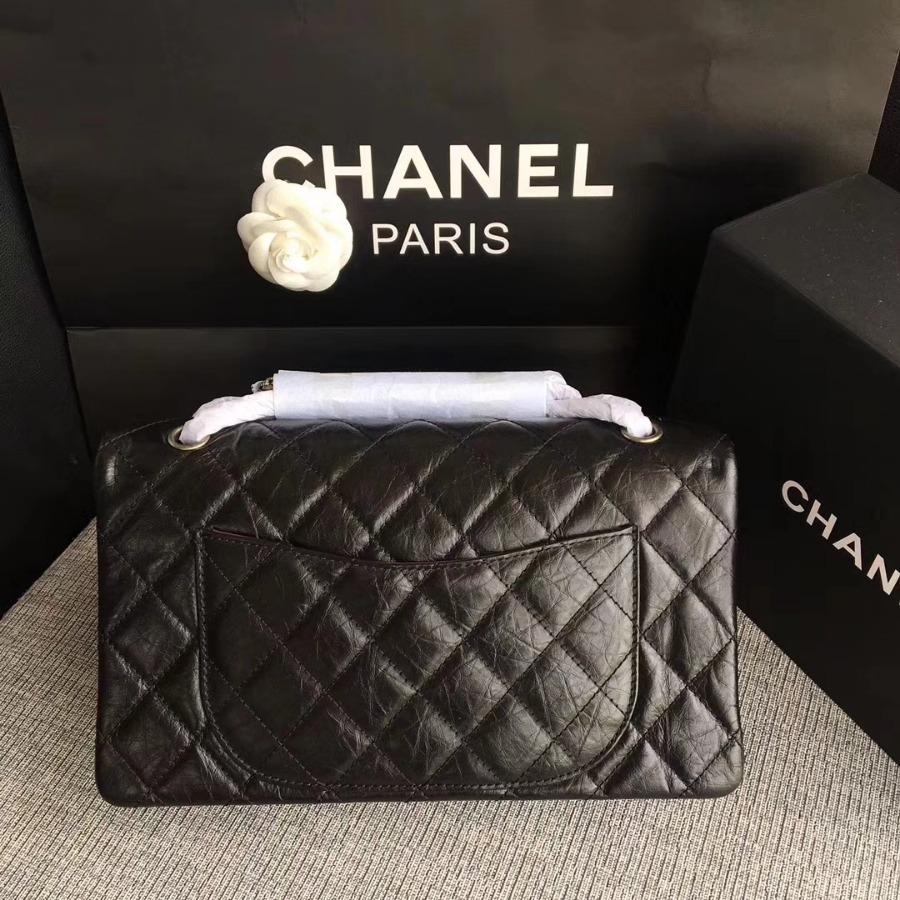 A37590, Chanel Classic Handbag & Cross Body Bag, AGED CALFSKIN, Original Quality