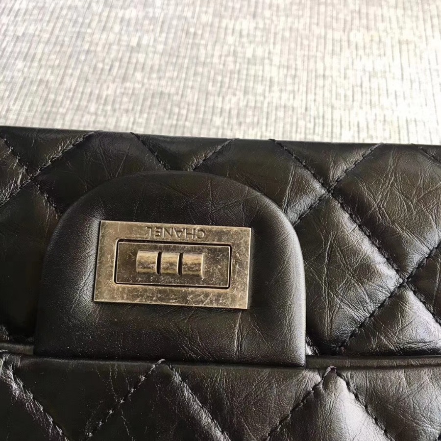A37590, Chanel Classic Handbag & Cross Body Bag, AGED CALFSKIN, Original Quality