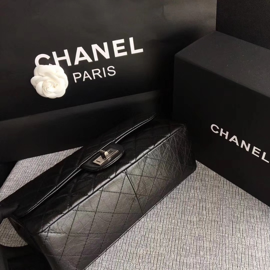 A37590, Chanel Classic Handbag & Cross Body Bag, AGED CALFSKIN, Original Quality