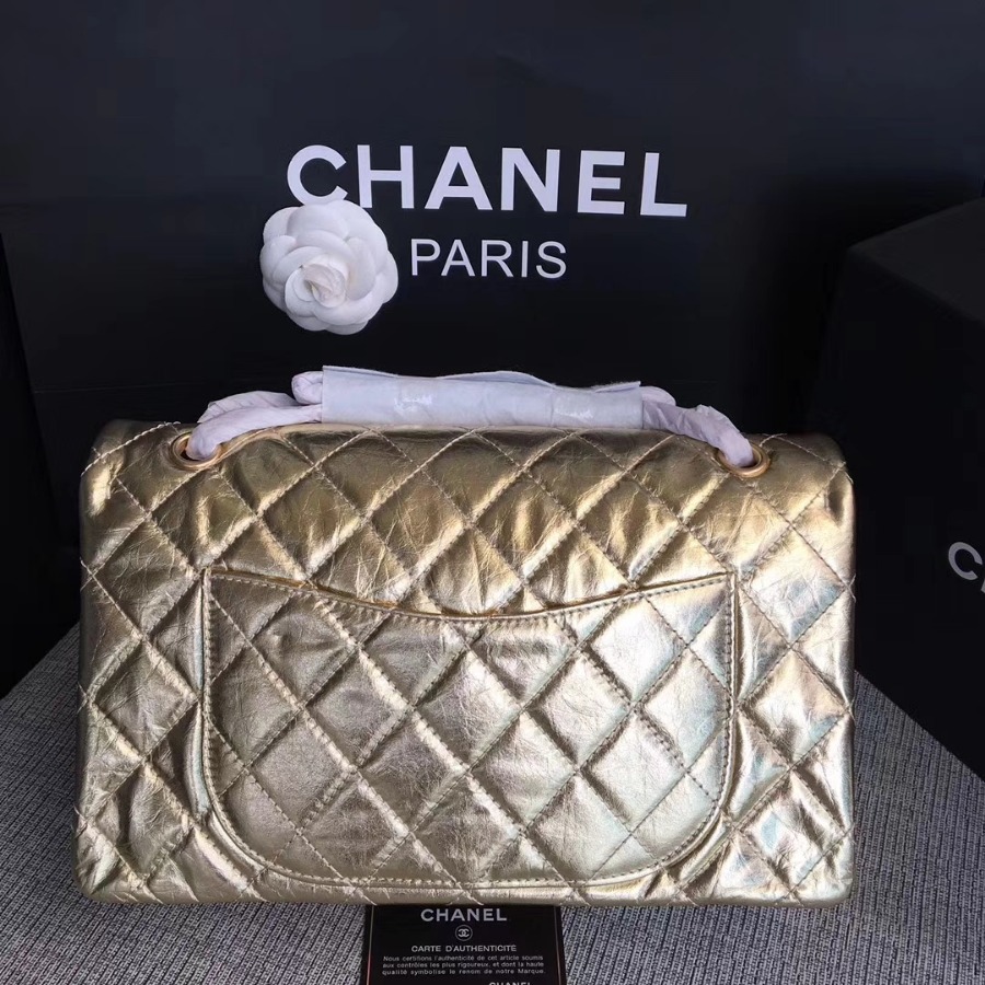 A37590, Chanel Classic Handbag & Cross Body Bag, AGED CALFSKIN, Original Quality