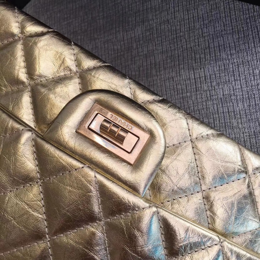 A37590, Chanel Classic Handbag & Cross Body Bag, AGED CALFSKIN, Original Quality