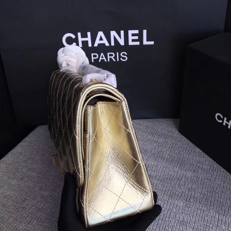 A37590, Chanel Classic Handbag & Cross Body Bag, AGED CALFSKIN, Original Quality