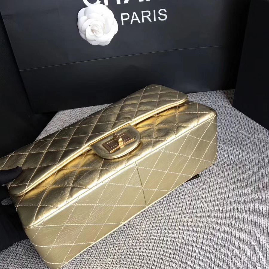 A37590, Chanel Classic Handbag & Cross Body Bag, AGED CALFSKIN, Original Quality