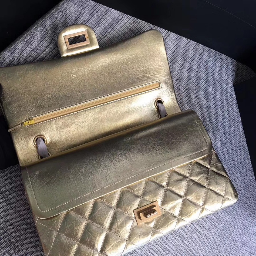 A37590, Chanel Classic Handbag & Cross Body Bag, AGED CALFSKIN, Original Quality