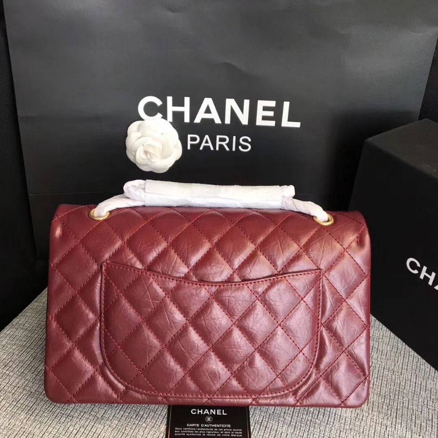 A37590, Chanel Classic Handbag & Cross Body Bag, AGED CALFSKIN, Original Quality
