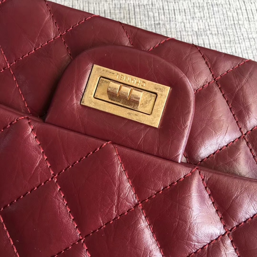 A37590, Chanel Classic Handbag & Cross Body Bag, AGED CALFSKIN, Original Quality