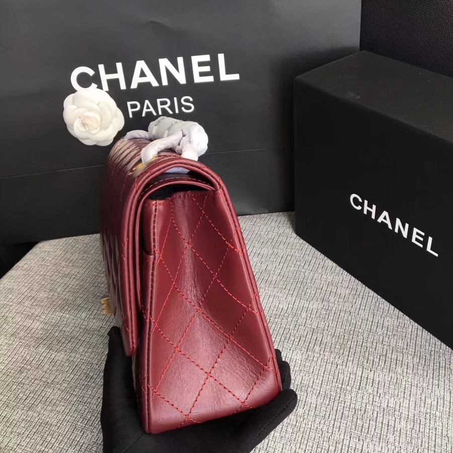 A37590, Chanel Classic Handbag & Cross Body Bag, AGED CALFSKIN, Original Quality