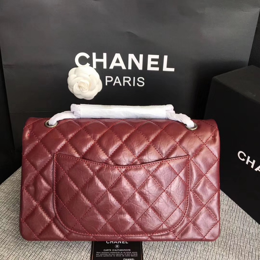 A37590, Chanel Classic Handbag & Cross Body Bag, AGED CALFSKIN, Original Quality