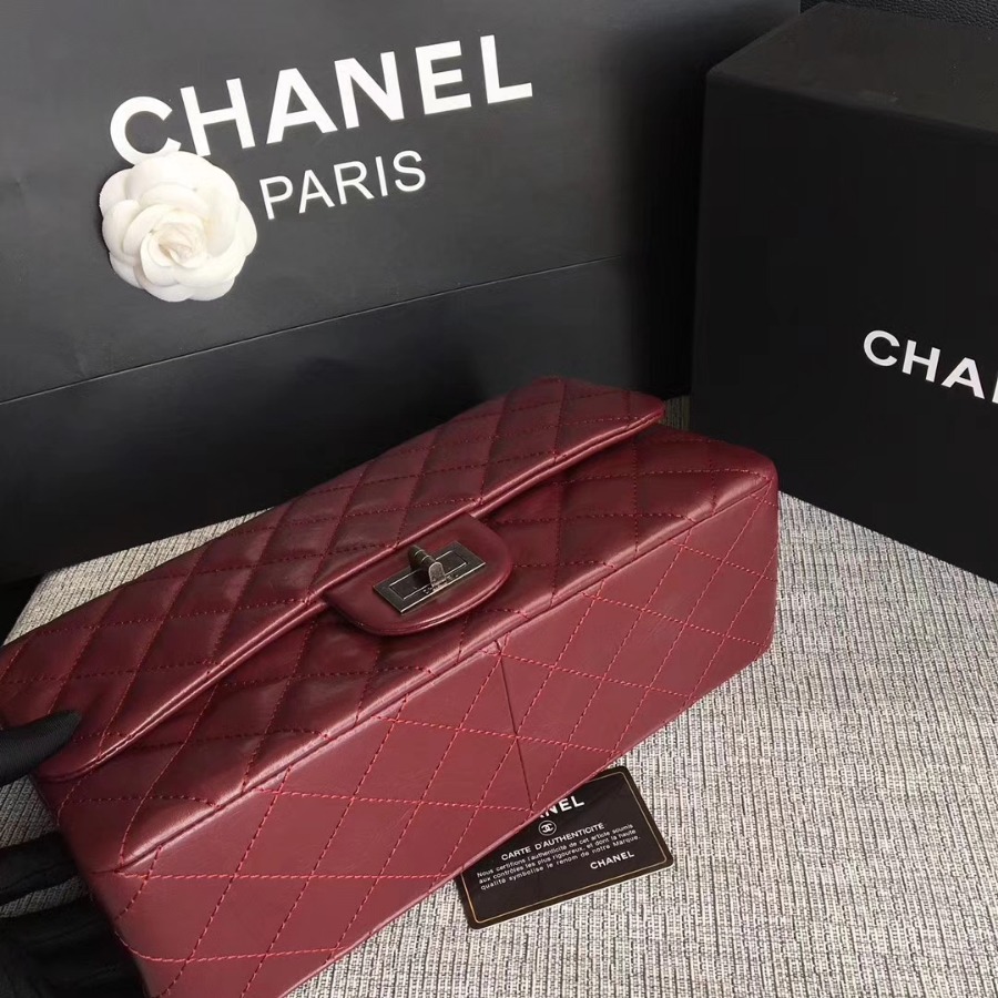 A37590, Chanel Classic Handbag & Cross Body Bag, AGED CALFSKIN, Original Quality