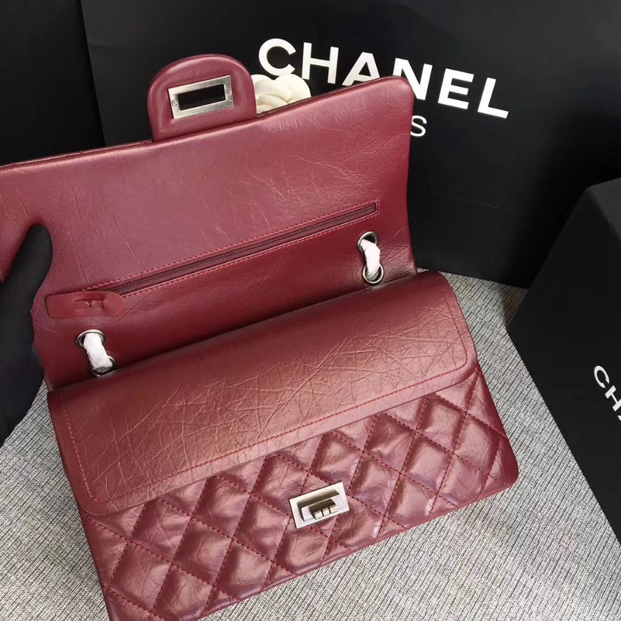 A37590, Chanel Classic Handbag & Cross Body Bag, AGED CALFSKIN, Original Quality
