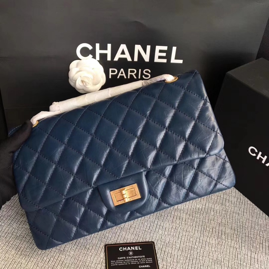 A37590, Chanel Classic Handbag & Cross Body Bag, AGED CALFSKIN, Original Quality