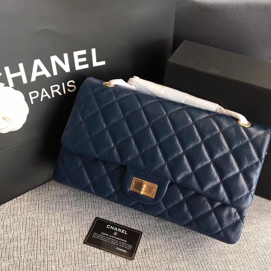A37590, Chanel Classic Handbag & Cross Body Bag, AGED CALFSKIN, Original Quality