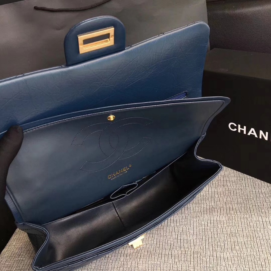 A37590, Chanel Classic Handbag & Cross Body Bag, AGED CALFSKIN, Original Quality