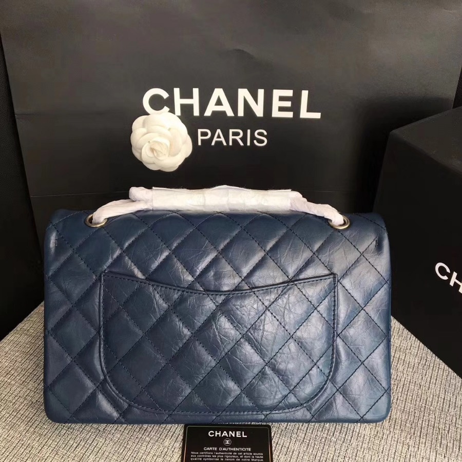 A37590, Chanel Classic Handbag & Cross Body Bag, AGED CALFSKIN, Original Quality