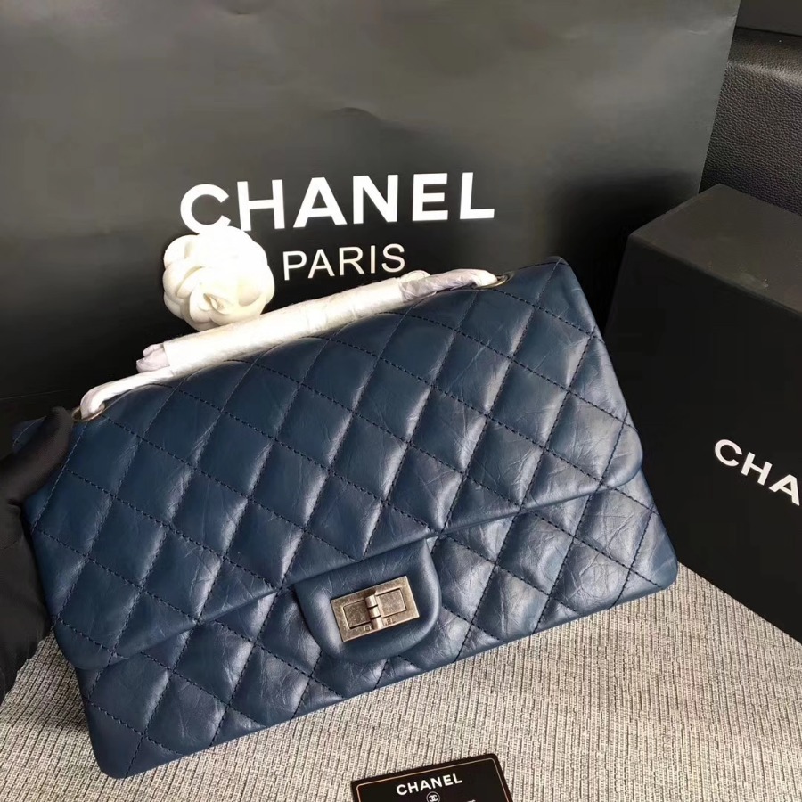 A37590, Chanel Classic Handbag & Cross Body Bag, AGED CALFSKIN, Original Quality