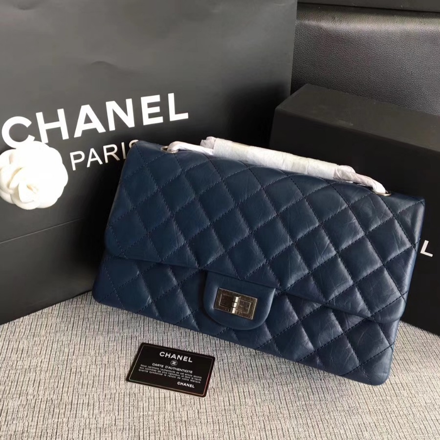 A37590, Chanel Classic Handbag & Cross Body Bag, AGED CALFSKIN, Original Quality
