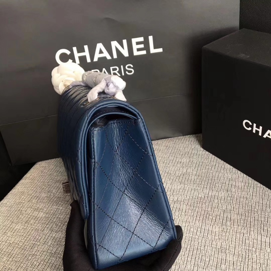 A37590, Chanel Classic Handbag & Cross Body Bag, AGED CALFSKIN, Original Quality