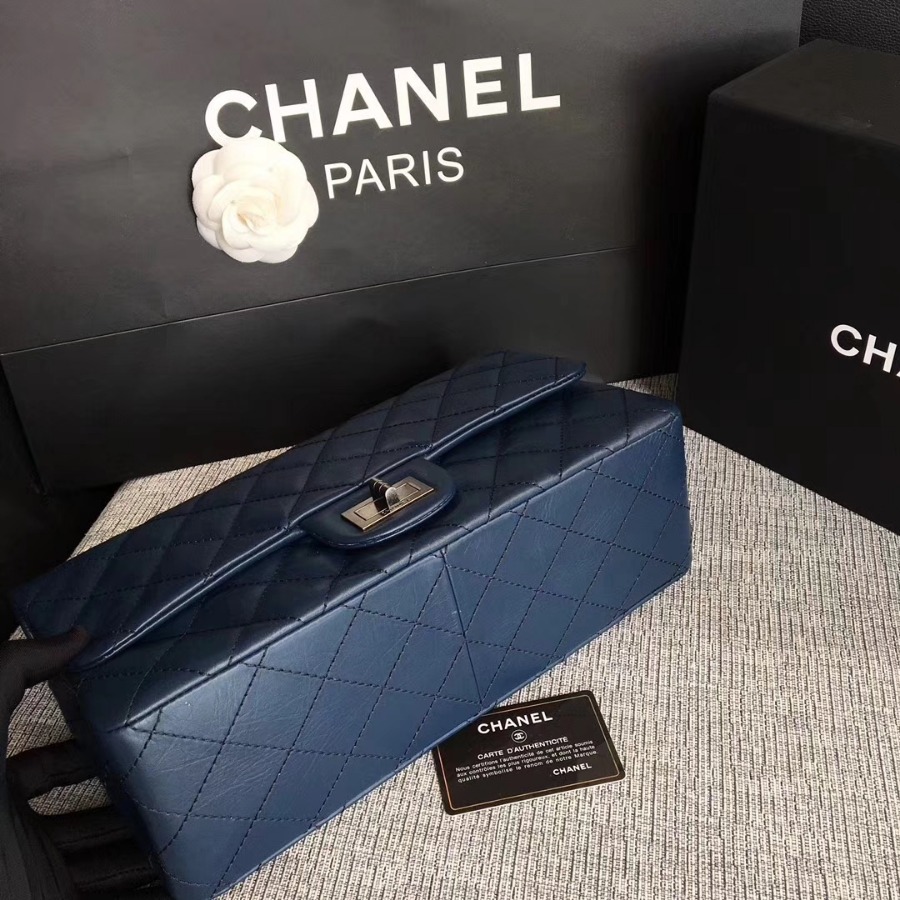 A37590, Chanel Classic Handbag & Cross Body Bag, AGED CALFSKIN, Original Quality