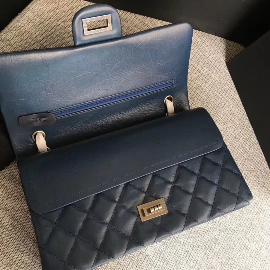 A37590, Chanel Classic Handbag & Cross Body Bag, AGED CALFSKIN, Original Quality