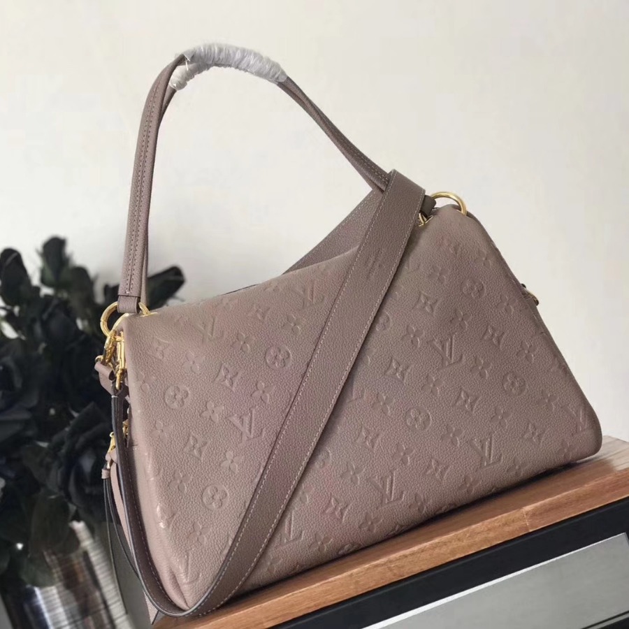 M43743, LOUIS VUITTON LV, PONTHIEU PM Monogram Empreinte leather