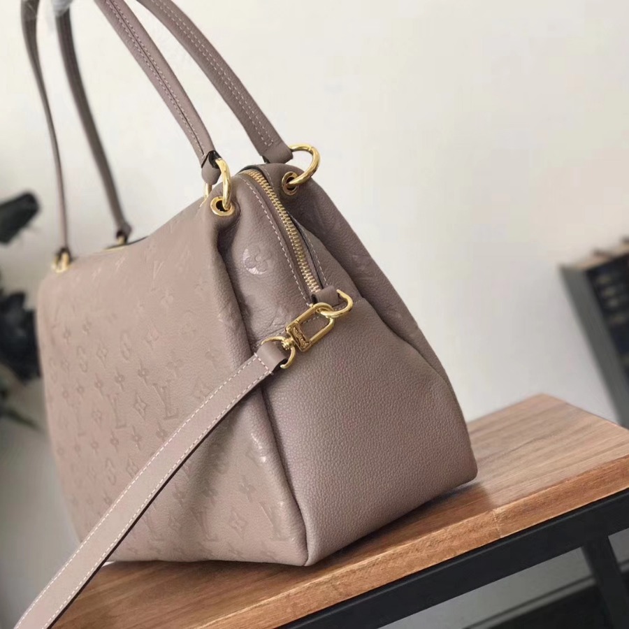 M43743, LOUIS VUITTON LV, PONTHIEU PM Monogram Empreinte leather