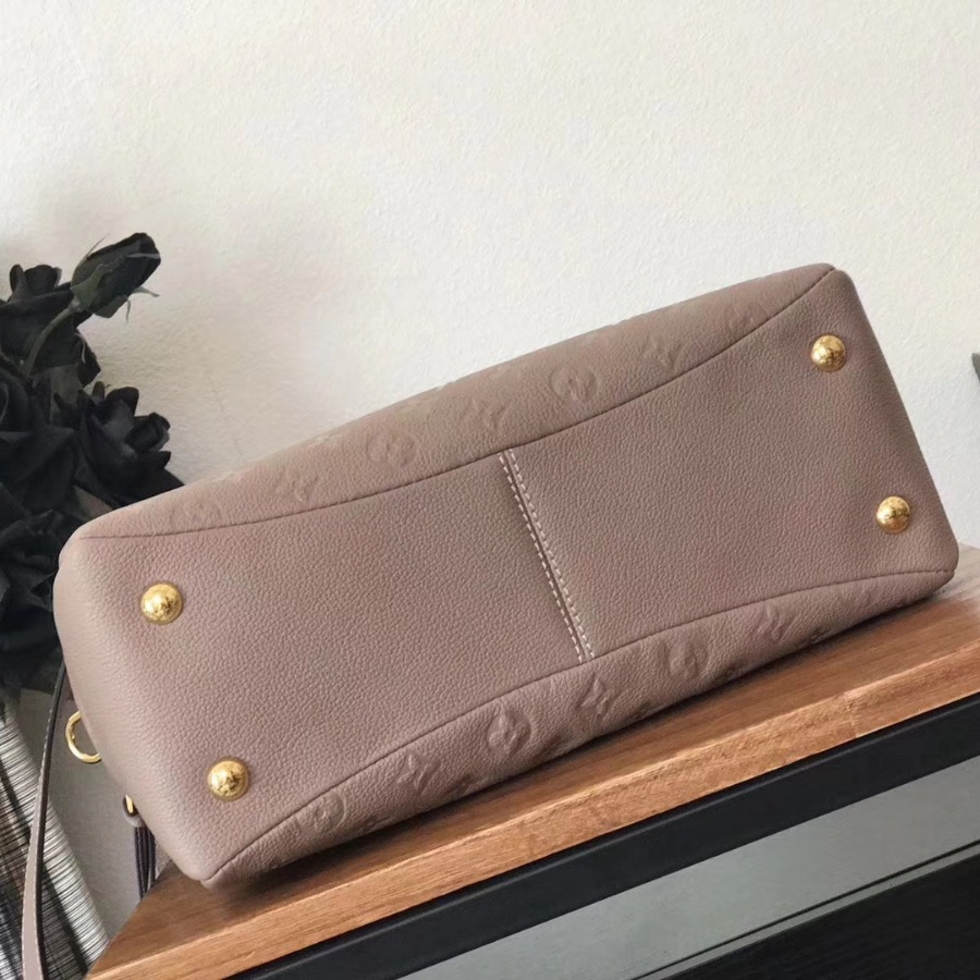 M43743, LOUIS VUITTON LV, PONTHIEU PM Monogram Empreinte leather