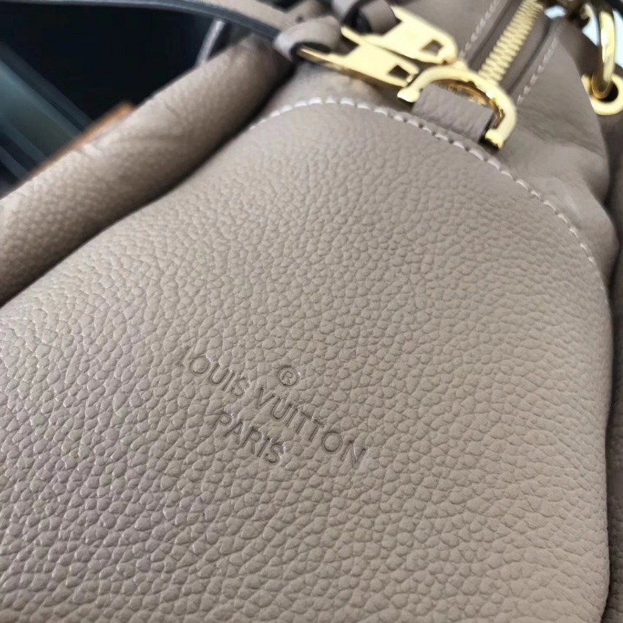 M43743, LOUIS VUITTON LV, PONTHIEU PM Monogram Empreinte leather