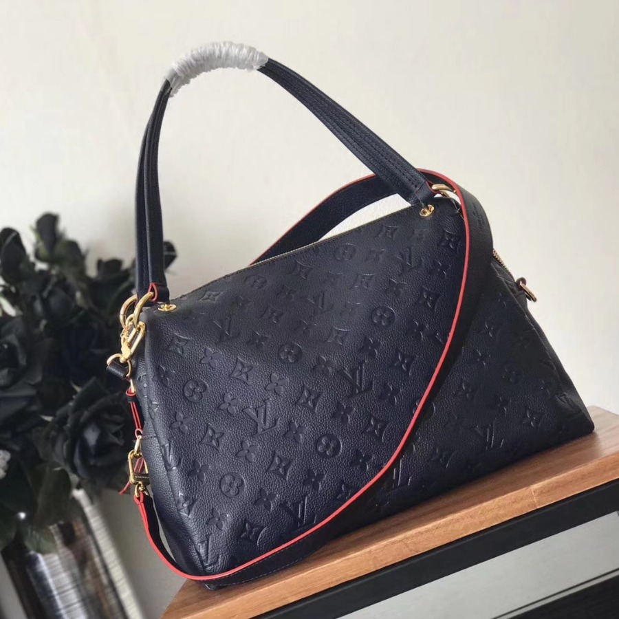 M43721, LOUIS VUITTON LV, PONTHIEU PM Monogram Empreinte leather