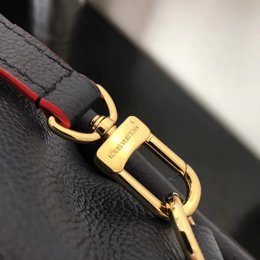 M43721, LOUIS VUITTON LV, PONTHIEU PM Monogram Empreinte leather