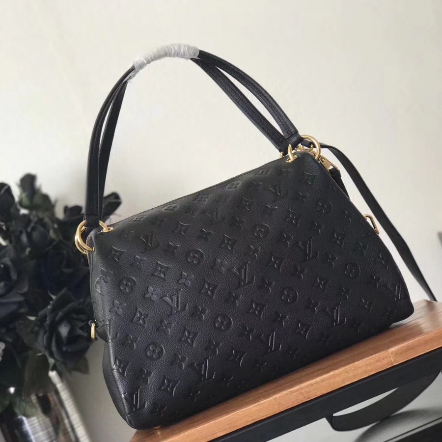 M43719, LOUIS VUITTON LV, PONTHIEU PM Monogram Empreinte leather