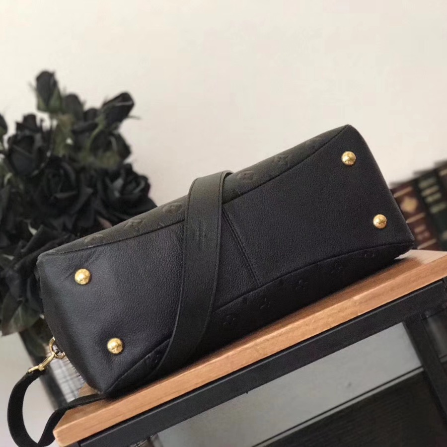 M43719, LOUIS VUITTON LV, PONTHIEU PM Monogram Empreinte leather