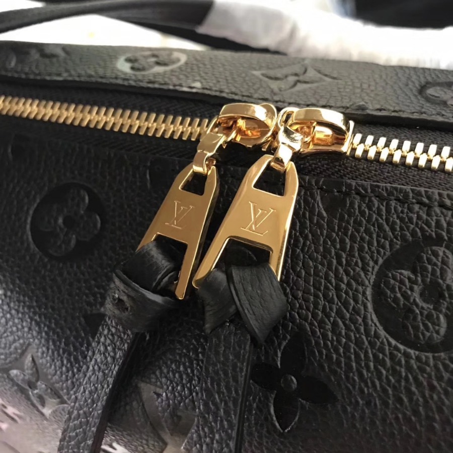 M43719, LOUIS VUITTON LV, PONTHIEU PM Monogram Empreinte leather