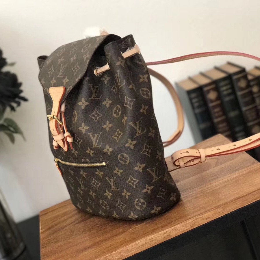 M43431, LOUIS VUITTON LV BACKPACK, MONTSOURIS Monogram coated canvas
