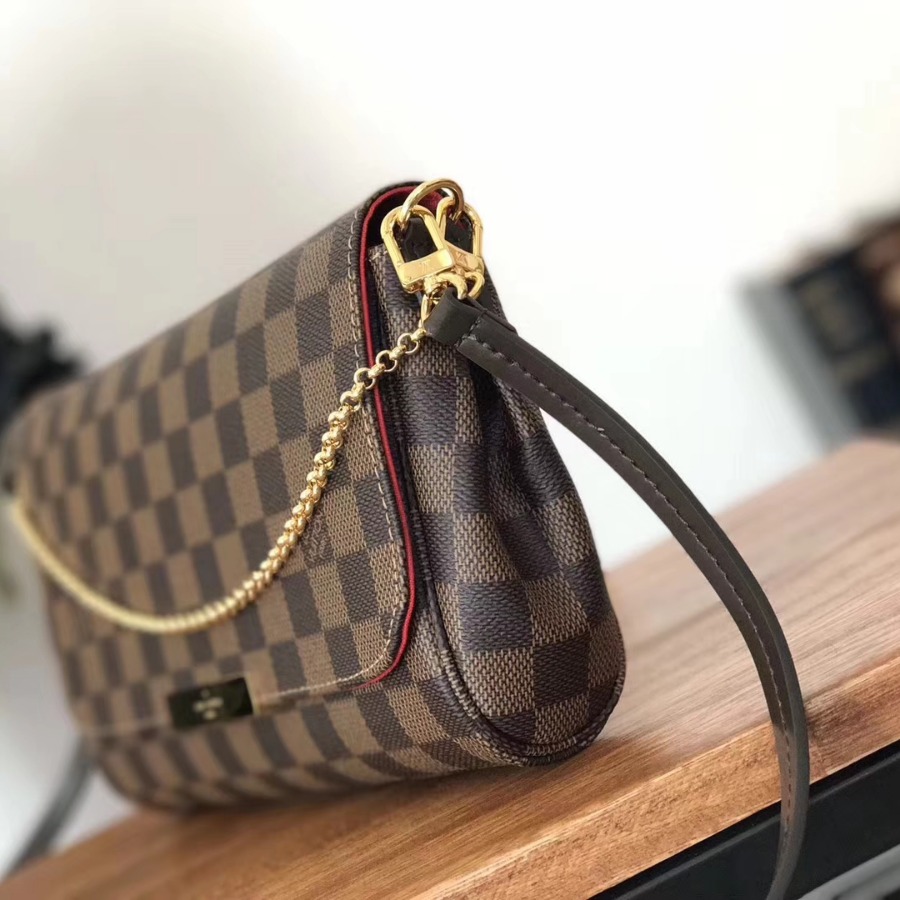 N41129, LOUIS VUITTON LV, FAVORITE MM CLUTSHES & EVEING, CROSS BODY BAGS