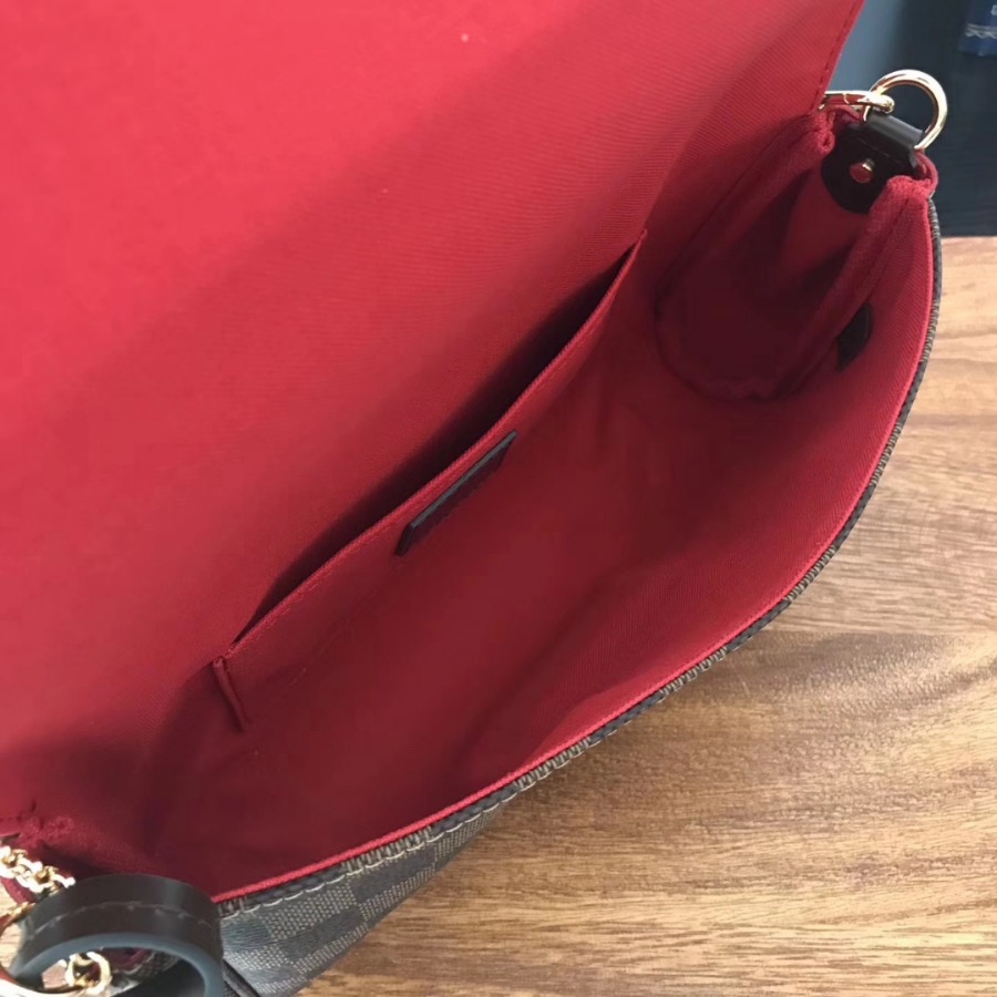 N41129, LOUIS VUITTON LV, FAVORITE MM CLUTSHES & EVEING, CROSS BODY BAGS