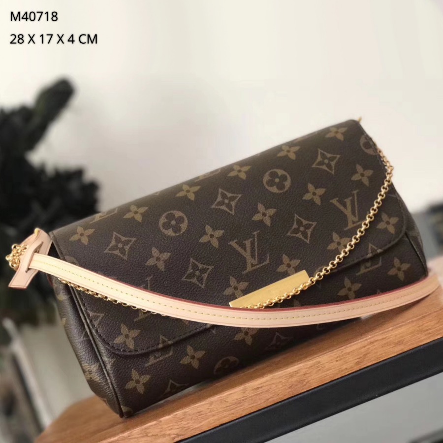 M40718, LOUIS VUITTON LV, FAVORITE MM CLUTSHES & EVEING, CROSS BODY BAGS