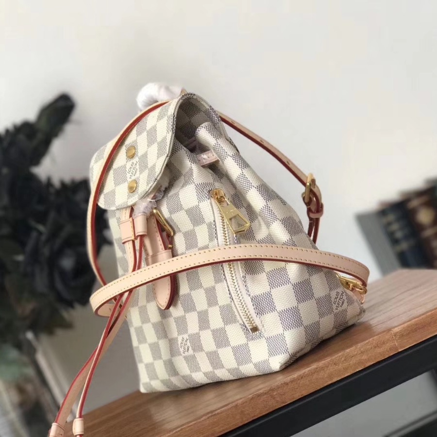 N44026, LOUIS VUITTON LV, SPERONE BB Damier Azur canvas Backpacks