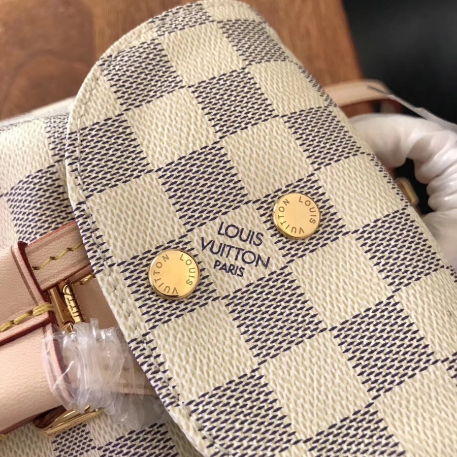 N44026, LOUIS VUITTON LV, SPERONE BB Damier Azur canvas Backpacks